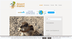 Desktop Screenshot of desert-maroc.com